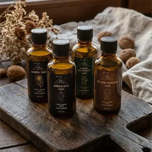 4’lü Gurme Seri – Soğuk Sıkım Doğal Yağ Seti (50 ml)