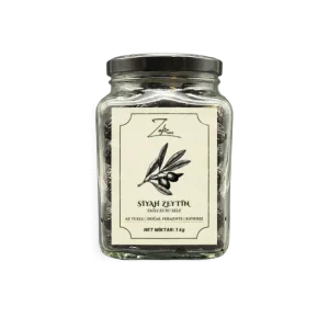 Doğal Fermente Siyah  Kuru Sele Zeytin 1 kg