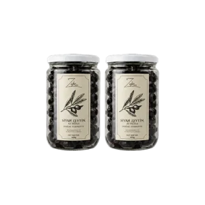Doğal Fermente Siyah Kuru Sele Zeytin 400g x2