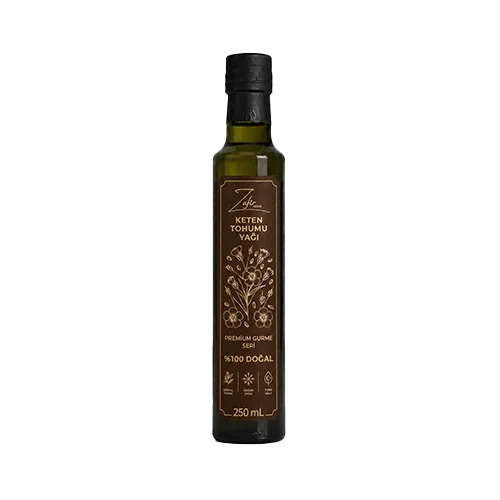 Zafir Natural Soğuk Sıkım Keten Tohumu Yağı 250 mL