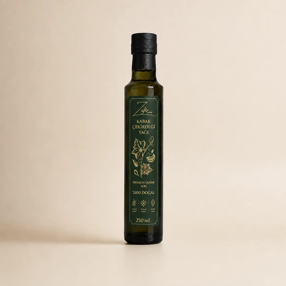 Zafir Natural Soğuk Sıkım Kabak Çekirdeği Yağı 250 mL