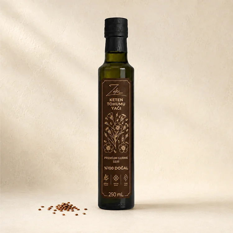Zafir Natural Soğuk Sıkım Keten Tohumu Yağı 250 mL