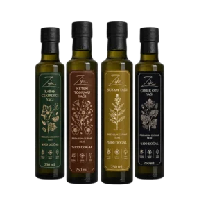 4’lü Gurme Seri – Soğuk Sıkım Doğal Yağ Seti (250 ml)