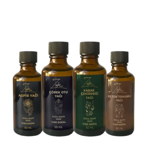 4’lü Gurme Seri – Soğuk Sıkım Doğal Yağ Seti (50 ml)