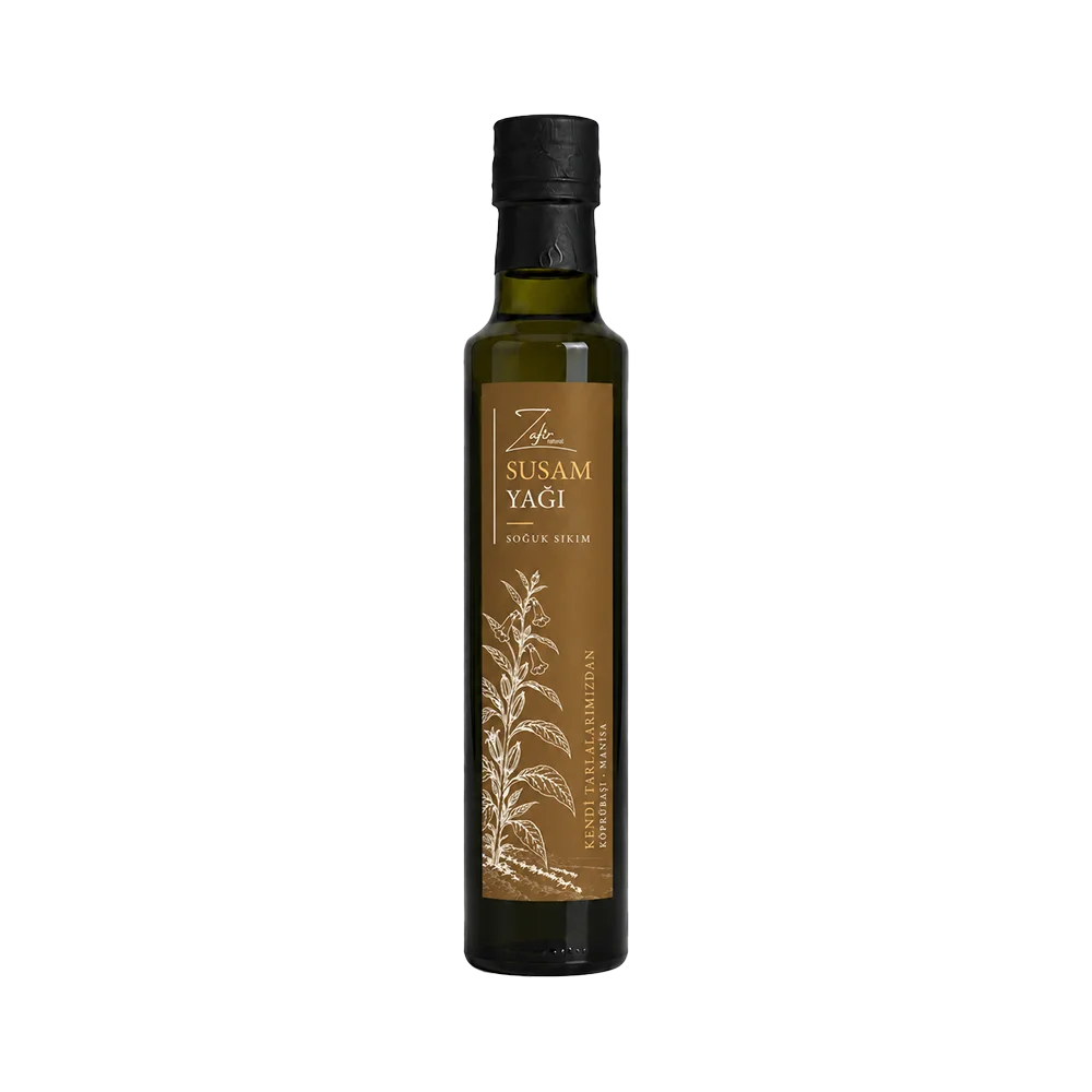Zafir Natural Soğuk Sıkım Susam Yağı 250 mL